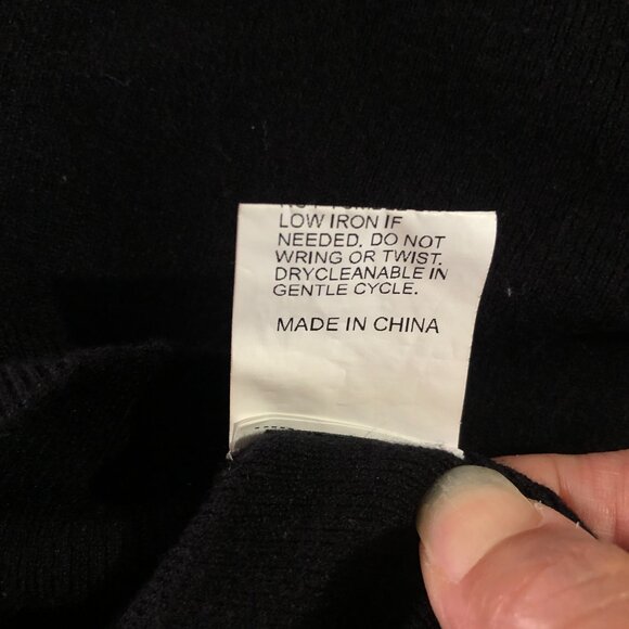 Dazy Sweater Womens Size Small (see pics) Black Knit Turtleneck Long Sleeve - Picture 7 of 8